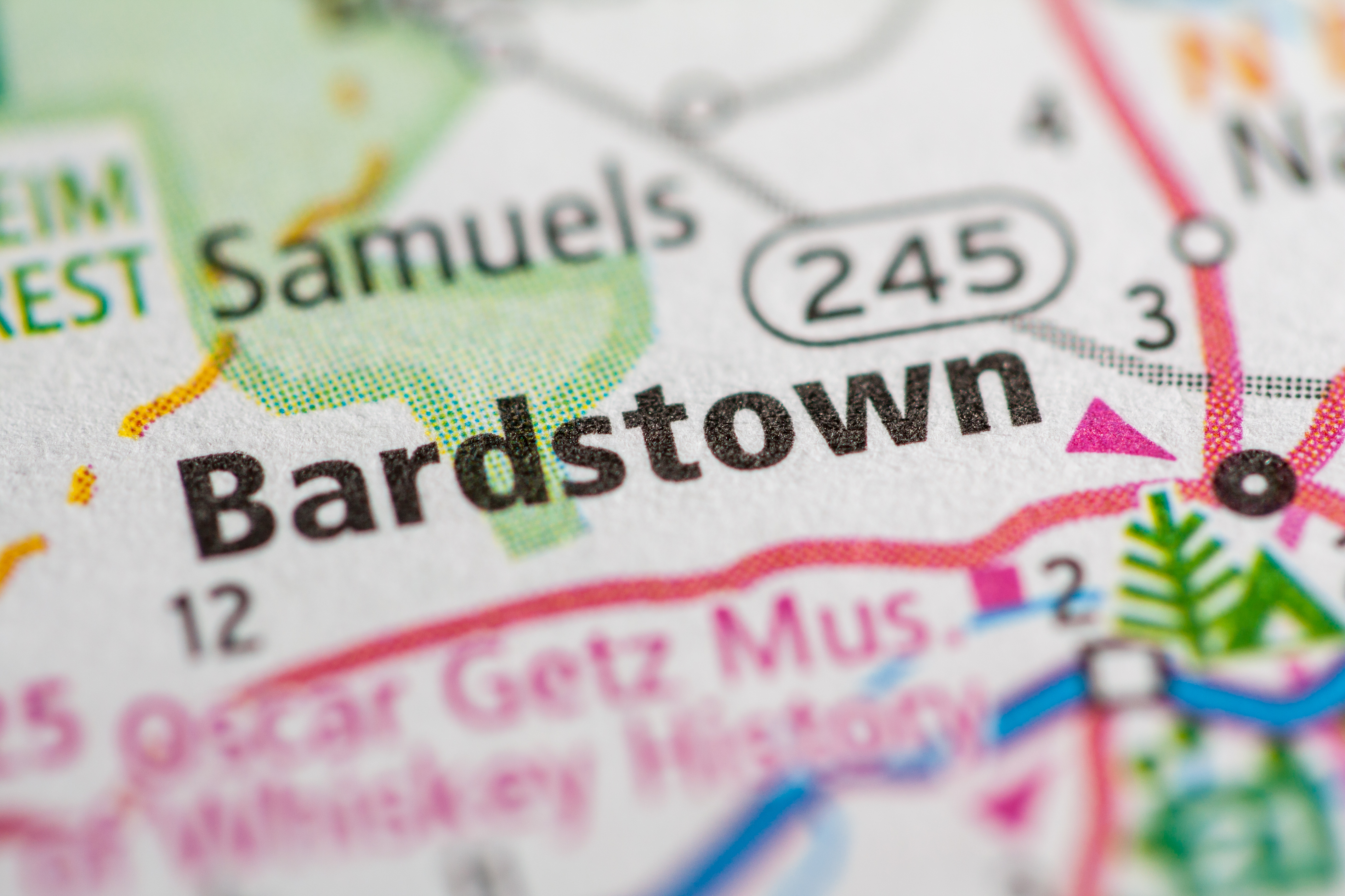 Bardstown map